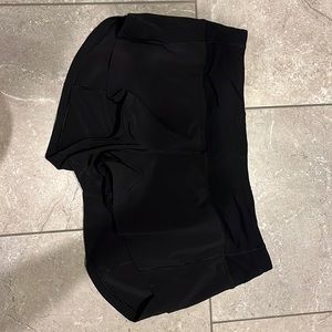 Lululemon Black Speed Up LR short 2.5” *Lined
